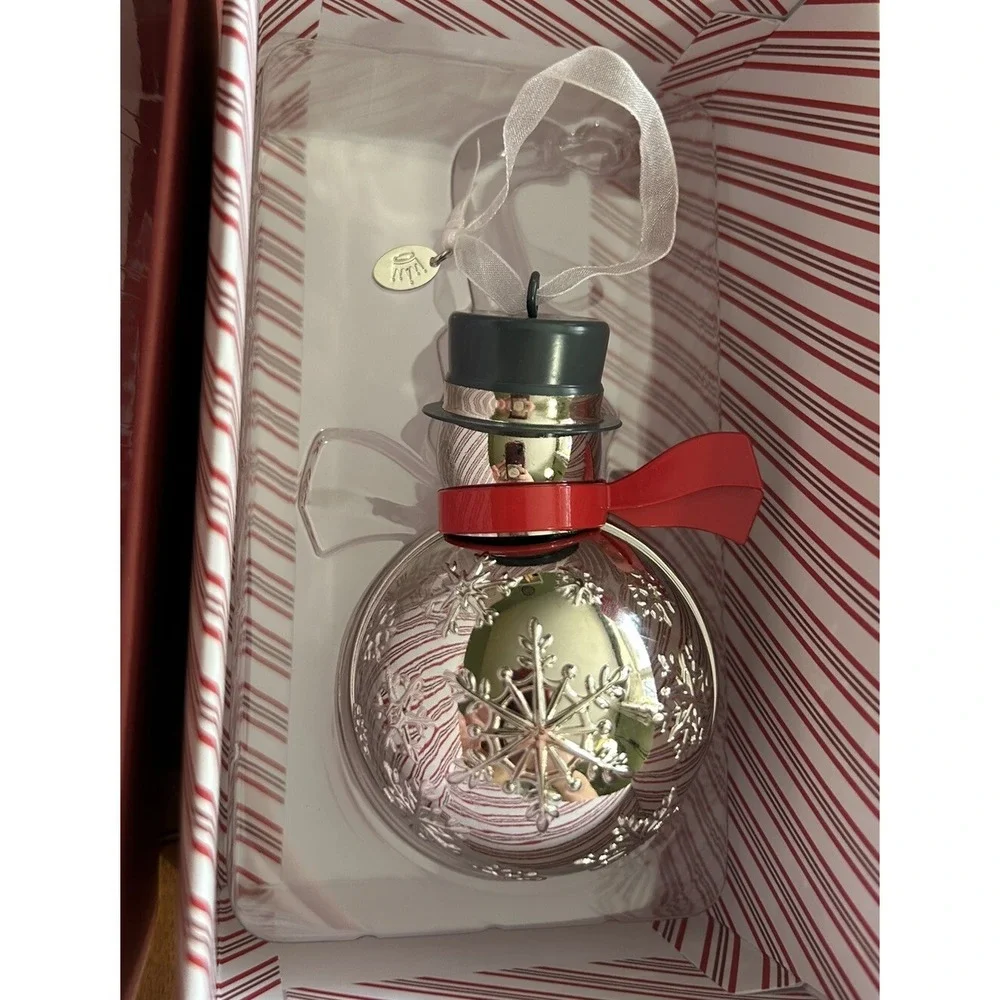 Hallmark Keepsake 2017 Let It Snowman Premium Metal Christmas Tree Ornament‎ NIB